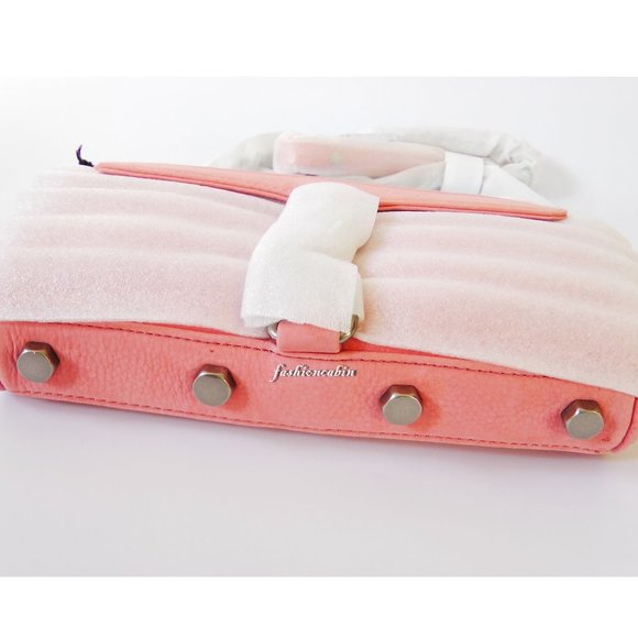 NWT Rebecca Minkoff Suede Crossbody Bag | Chic & Versatile for Day or Night - Picture 7 of 10